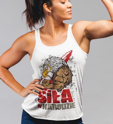 Damski tank-top SIŁA W NARODZIE